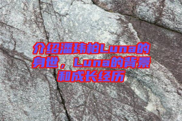介紹潘瑋柏Luna的身世，Luna的背景和成長經(jīng)歷