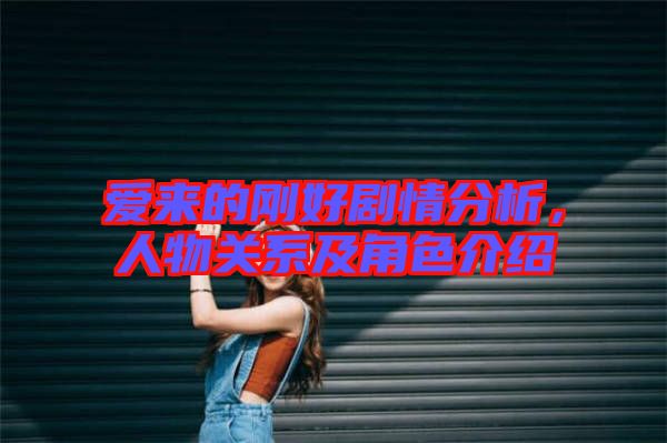 愛(ài)來(lái)的剛好劇情分析，人物關(guān)系及角色介紹